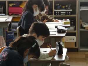 ３年３組 国語の学習 津島市立西小学校